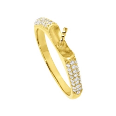 FINE  PAVE SHOULDRS 10mmISH