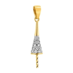 LRG PAVE CONE PEND.