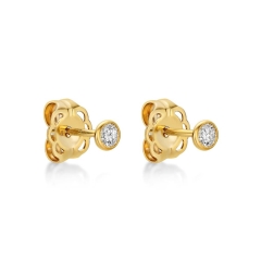 9KYG, 0.15ct R/O DIA. STUDS