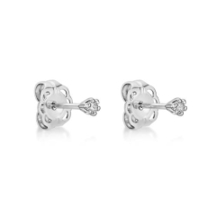 9KWG, 0.07ct 6 CLAW DIA. STUDS