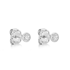 9KWG, 0.21ct R/O DIA. STUDS