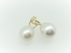 8mm OVAL S/SEA 9KYG PENDANT