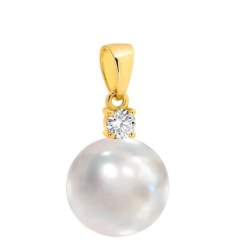 11mm S/SEA, 18KYG 0.05ct
