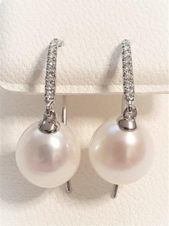9.5mm FW, 9KYG WHT.DIA. 0.07ct S/H