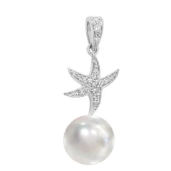9.5mm FW, RD PEARL, 925 STARFISH