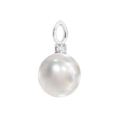 10mm S/SEA. 18KYG, 0.04ct DEMOUNTABLE
