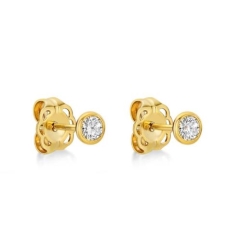 9KYG, 0.34ct R/O DIA. STUDS