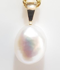 10mm IRREGULAR FW 9KYG PENDANT