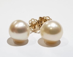 9-10mm CREAMY S/SEA 9KYG STUDS