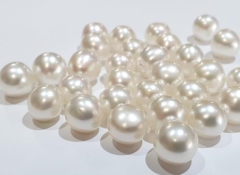 9mm OVAL S/SEA, WHT