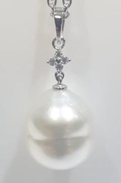11mm CIRC. S/SEA, SILVER , DIA.FLOWER