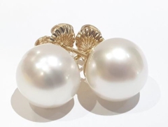 12mm, BUTTON S/SEA. 9KYG STUDS, Good Lustre