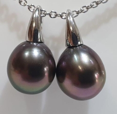 10mm TAHITIAN , 18KWG MEL PENDANT