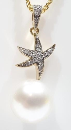 11mm S/SEA, STARFISH PENDANT