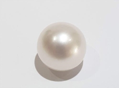 13mm OFF ROUND.. S/SEA, WHT GOOD LUSTRE