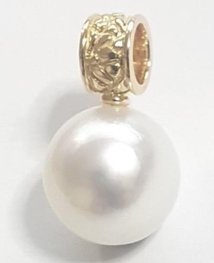 11mm S/SEA,18KYG ILLUSION PENDANT