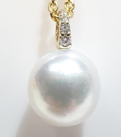 10mm S/SEA,9KYG PENDANT,0.05ct