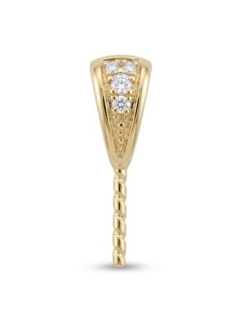 CZ SET PENDANT, MEDIUM