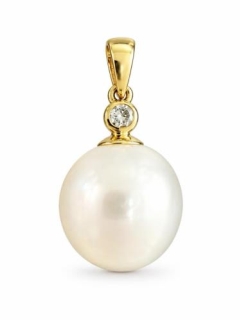11mm DROP S/SEA, BEZEL PENDANT